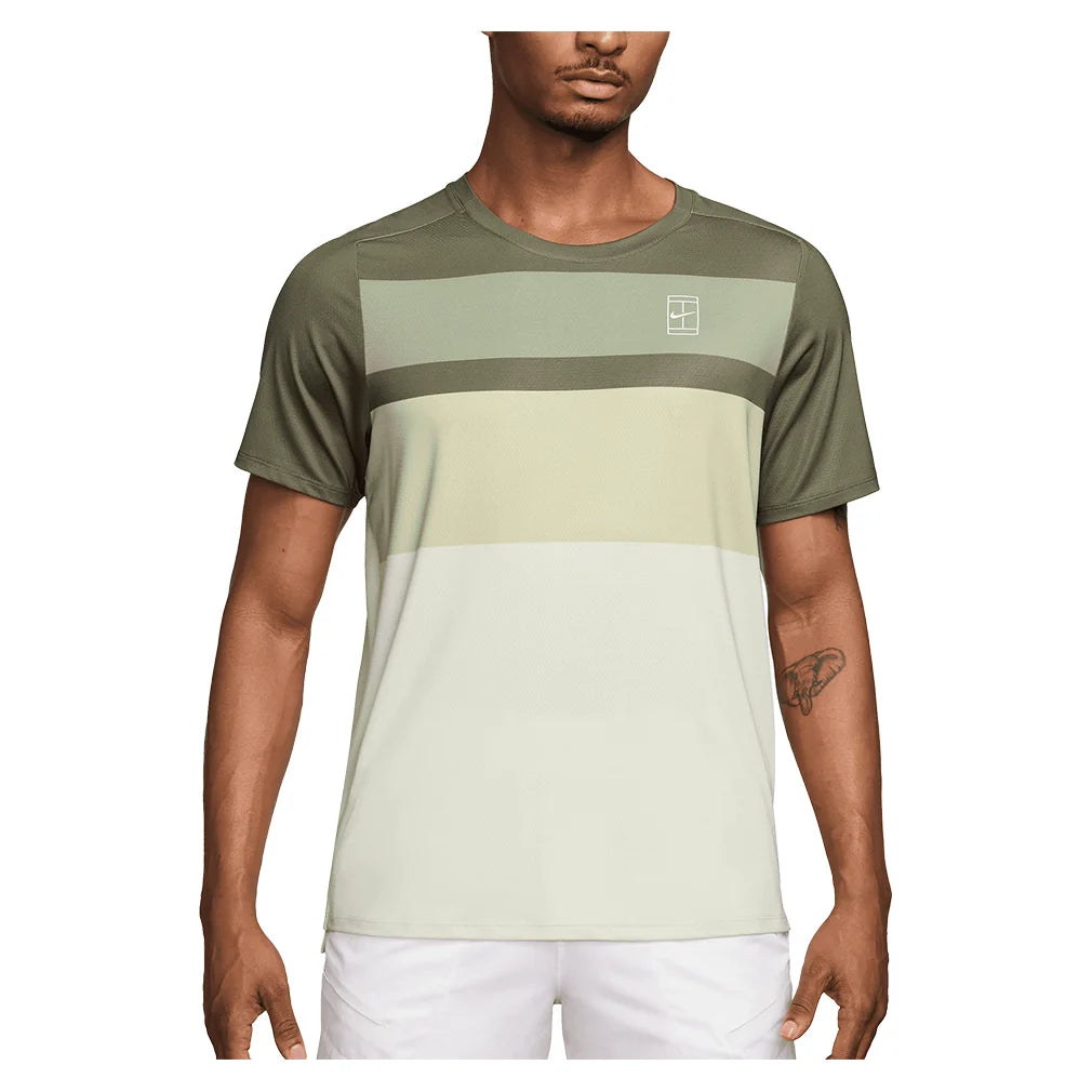 Men's Court Dri-FIT Advantage Print Tennis Top Apparel Nike