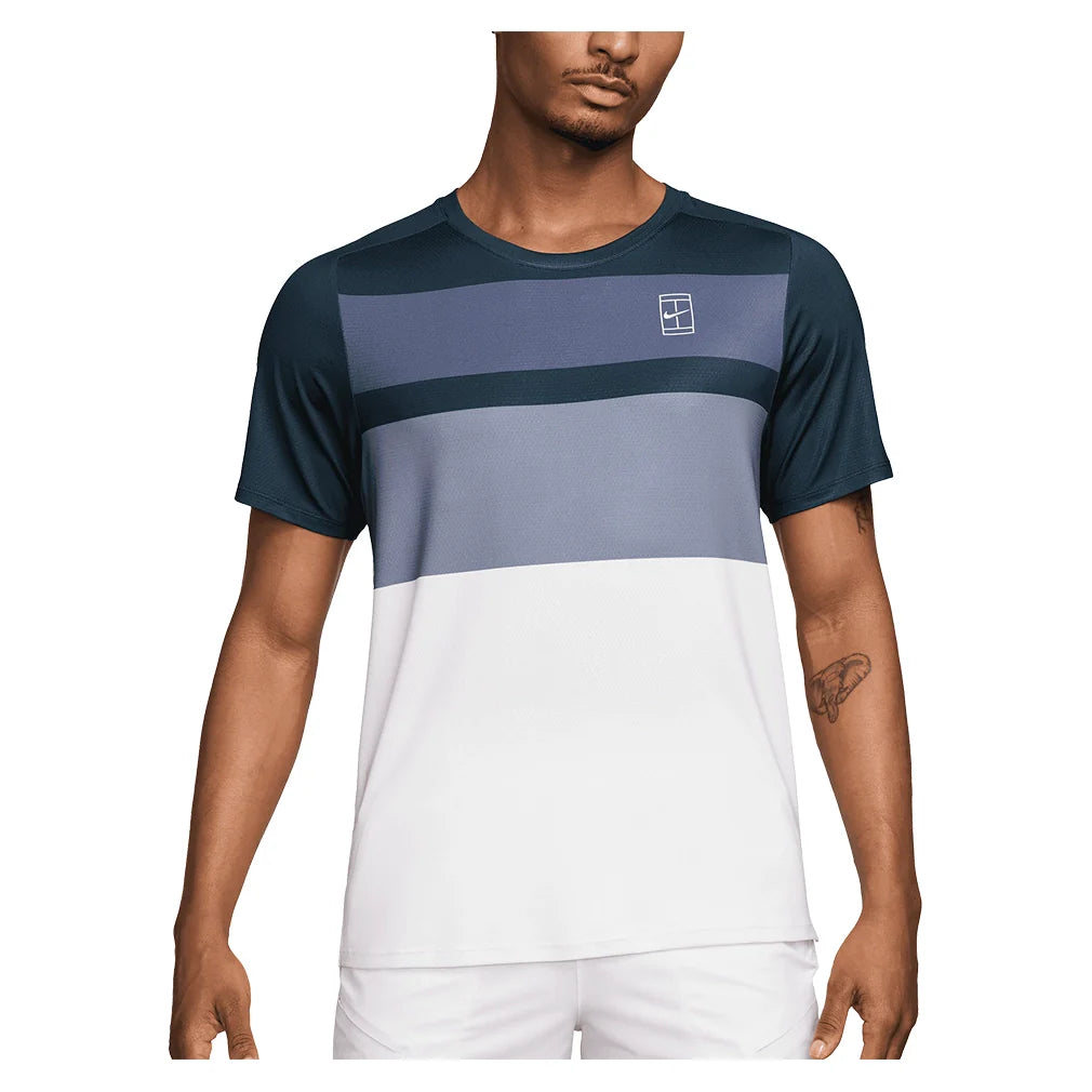 Men's Court Dri-FIT Advantage Print Tennis Top Apparel Nike