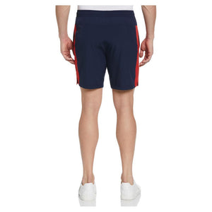 Men`s Blocked Pull-On Tennis Short Peacoat Apparel Grand Slam