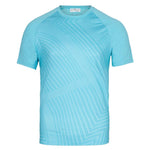 Men's Short Sleeve Linear Ego Printed Tennis Crew Apparel Grand Slam
