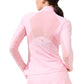 Women`s Grace 1/2 Zip Long Sleeve Tennis Top Dreamland Apparel Bobbe