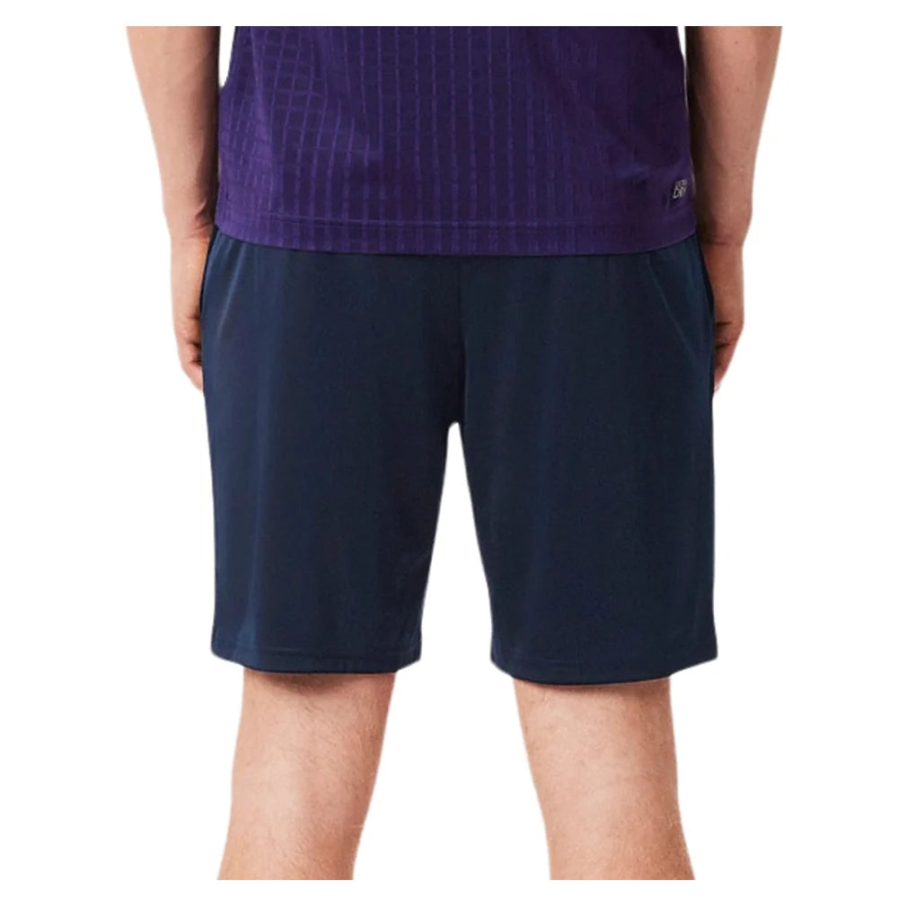 Men`s Daniil Medvedev On Court Players Mesh 8 Inch Tennis Short Navy Blue Apparel Lacoste