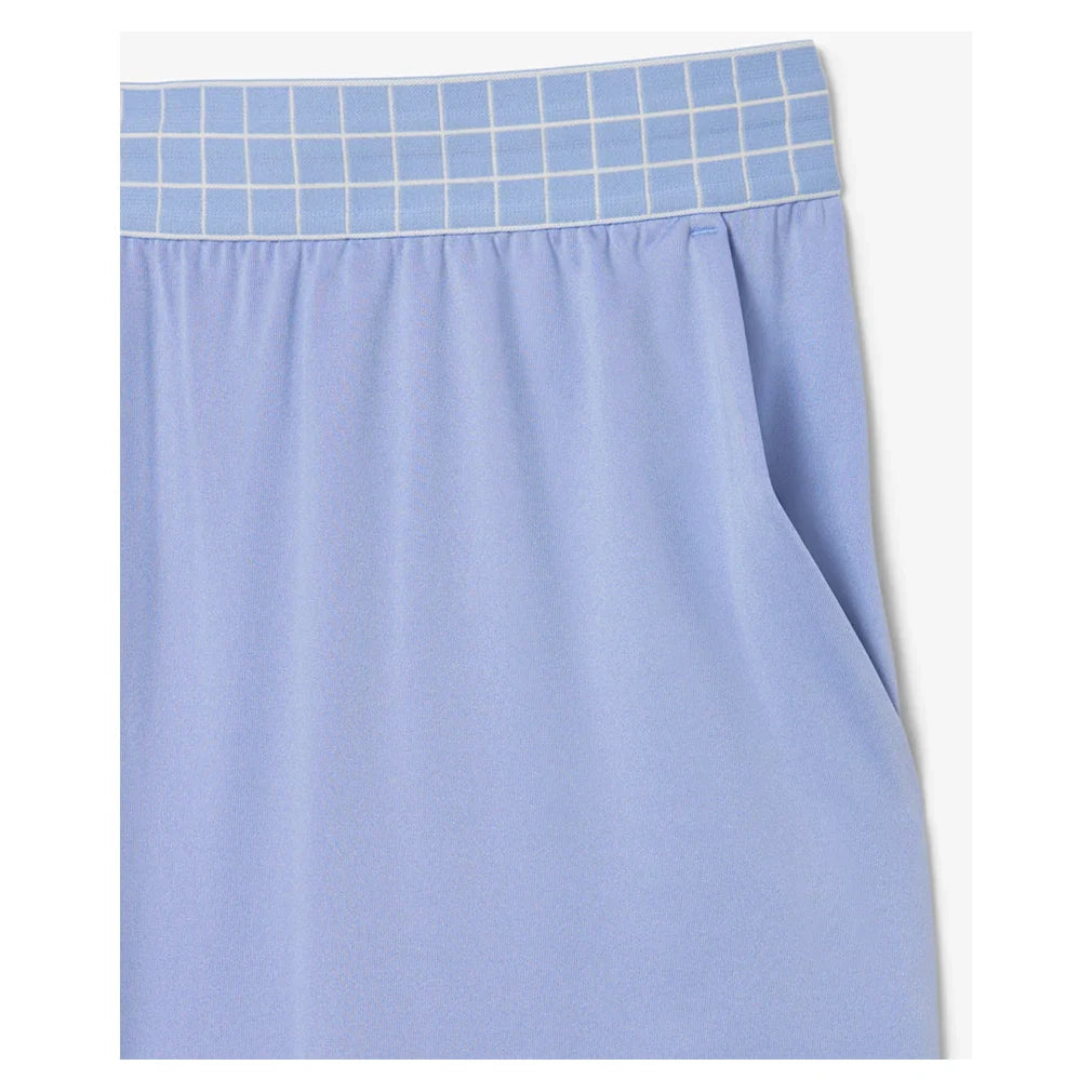 Men`s On Court Players Mesh 8 Inch Tennis Short Delphinium Apparel Lacoste