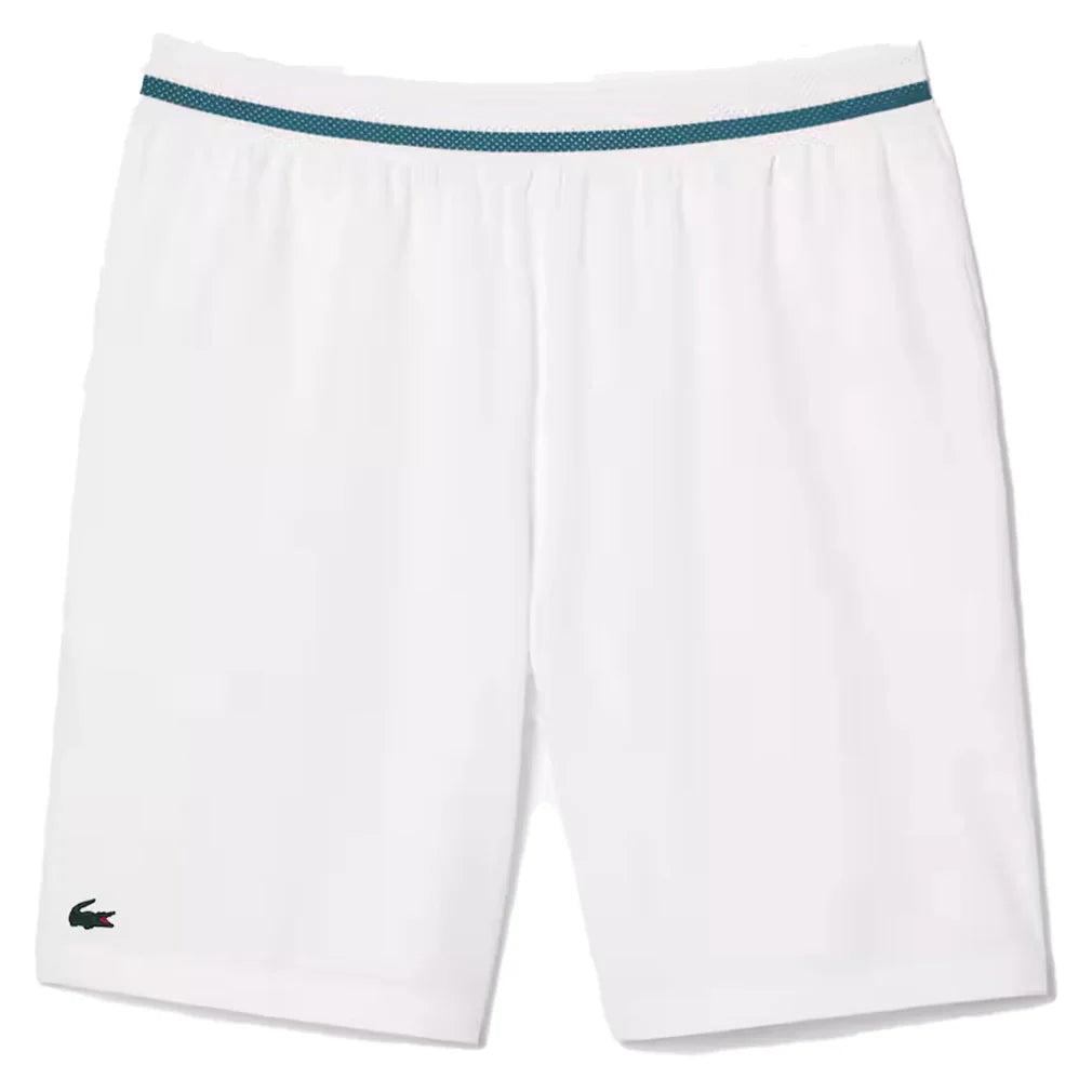 Men's Novak Djokovic Ultra-Dry Tennis Short White Apparel Lacoste