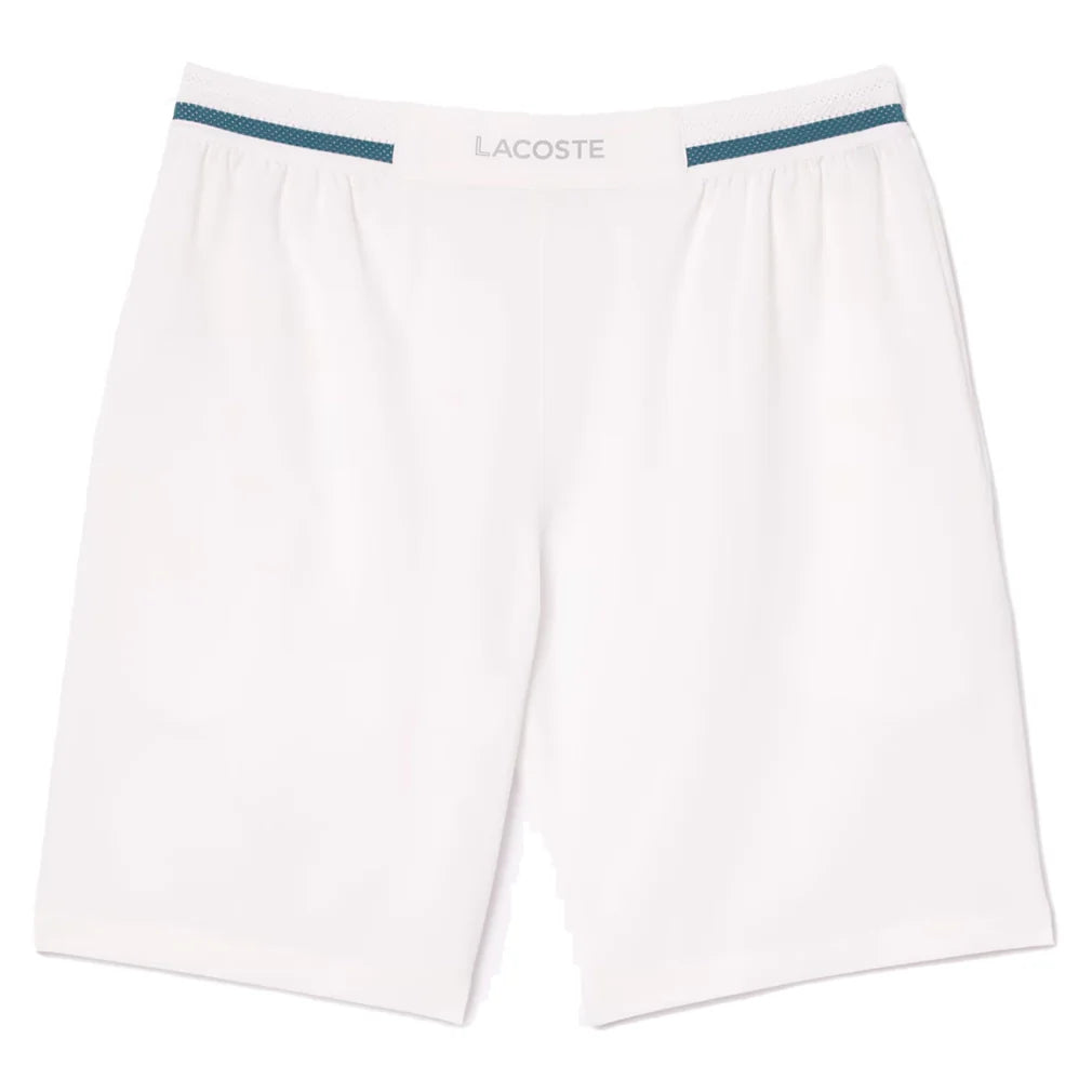 Men's Novak Djokovic Ultra-Dry Tennis Short White Apparel Lacoste