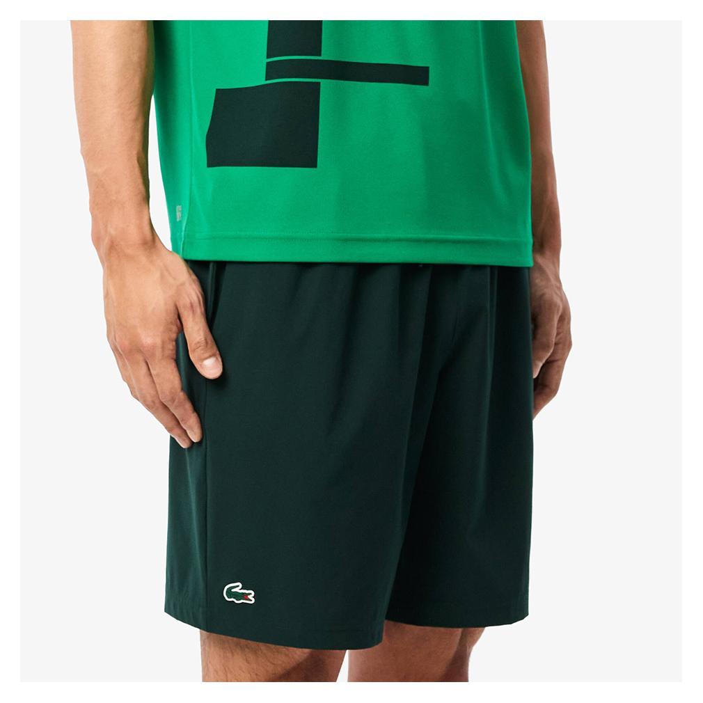 Men`s Novak Djokovic Tennis Short Sinople Apparel Lacoste