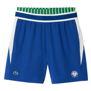 Men's Roland Garros Breathable Stretch Tennis Short Apparel Lacoste