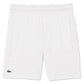 Men`s On Court Unlined Tennis Short Blanc Apparel Lacoste