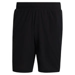 Men`s Ergo 7 Inch Tennis Short Black and White Apparel Adidas