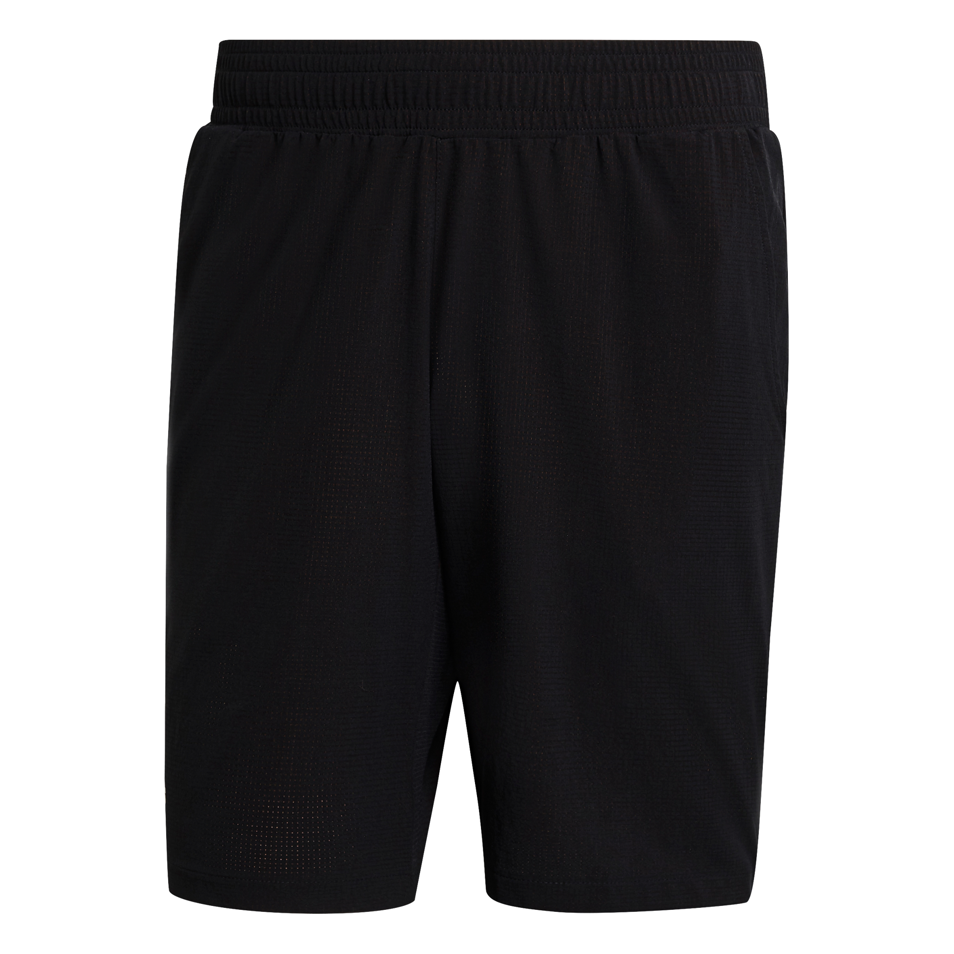 Men`s Ergo 9 Inch Tennis Short Black and White Apparel Adidas