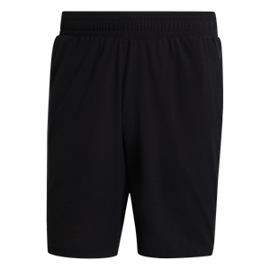 Men`s Ergo 9 Inch Tennis Short Black and White Apparel Adidas