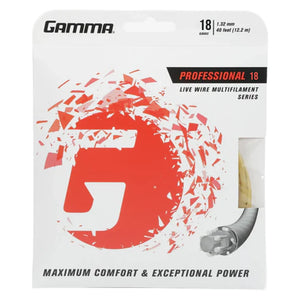 Live Wire Professional Tennis Sting Natural Strings Gamma