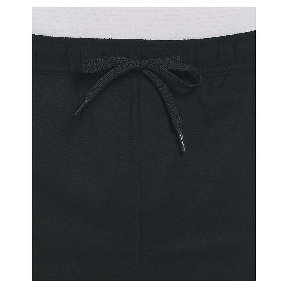 Men`s Solid Athletic 9 Inch Tennis Short Caviar Apparel Grand Slam