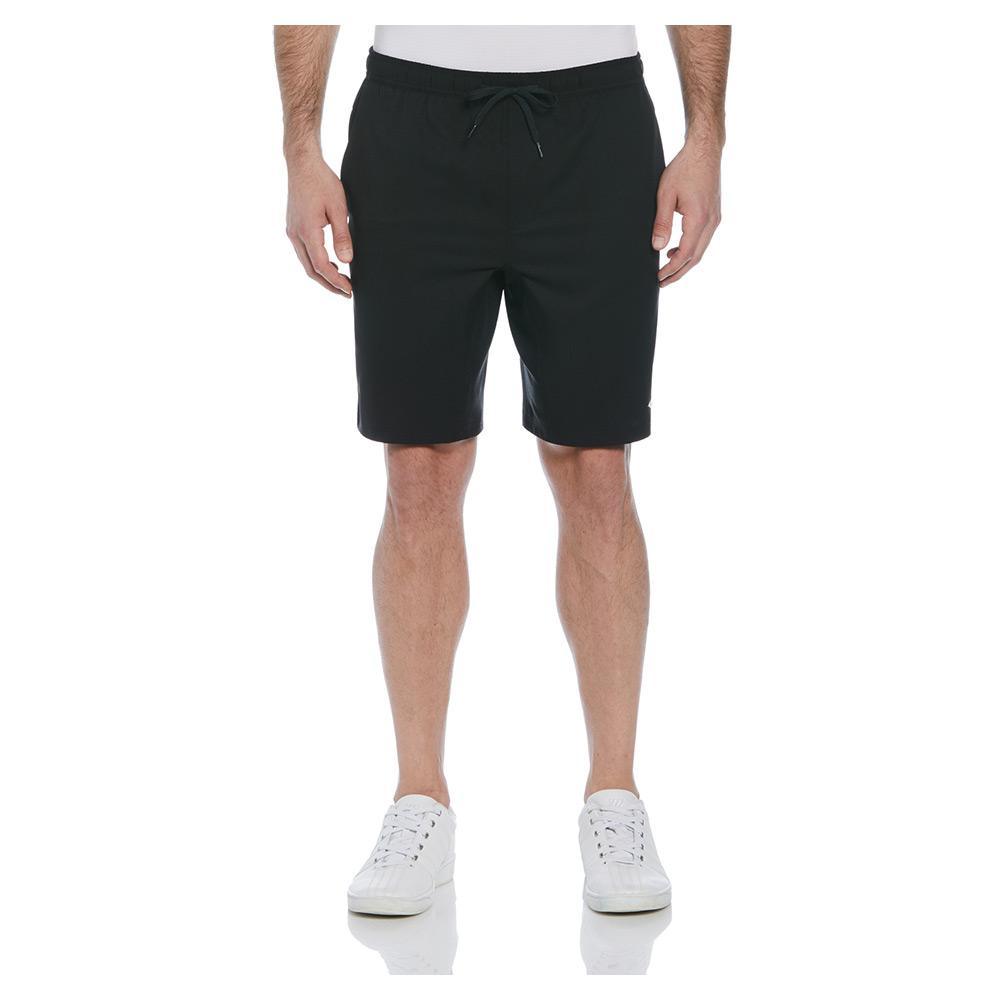 Men`s Solid Athletic 9 Inch Tennis Short Caviar Apparel Grand Slam