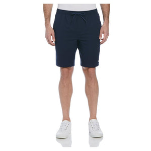 Men`s Solid Athletic 9 Inch Tennis Short Peacoat Apparel Grand Slam
