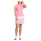 Women`s Swing Zip Short Sleeve Tennis Top Flamingo Apparel Lucky In Love