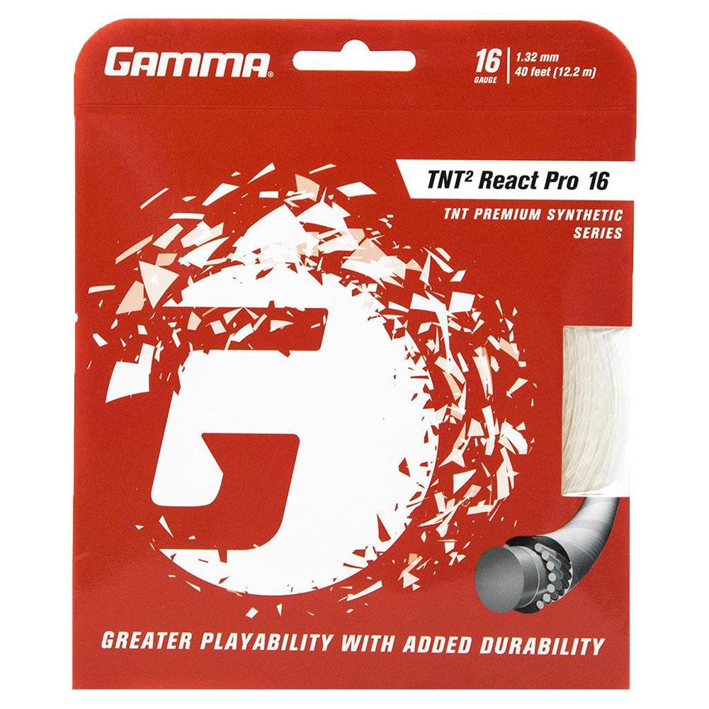 TNT2 React Pro Tennis String Strings Gamma