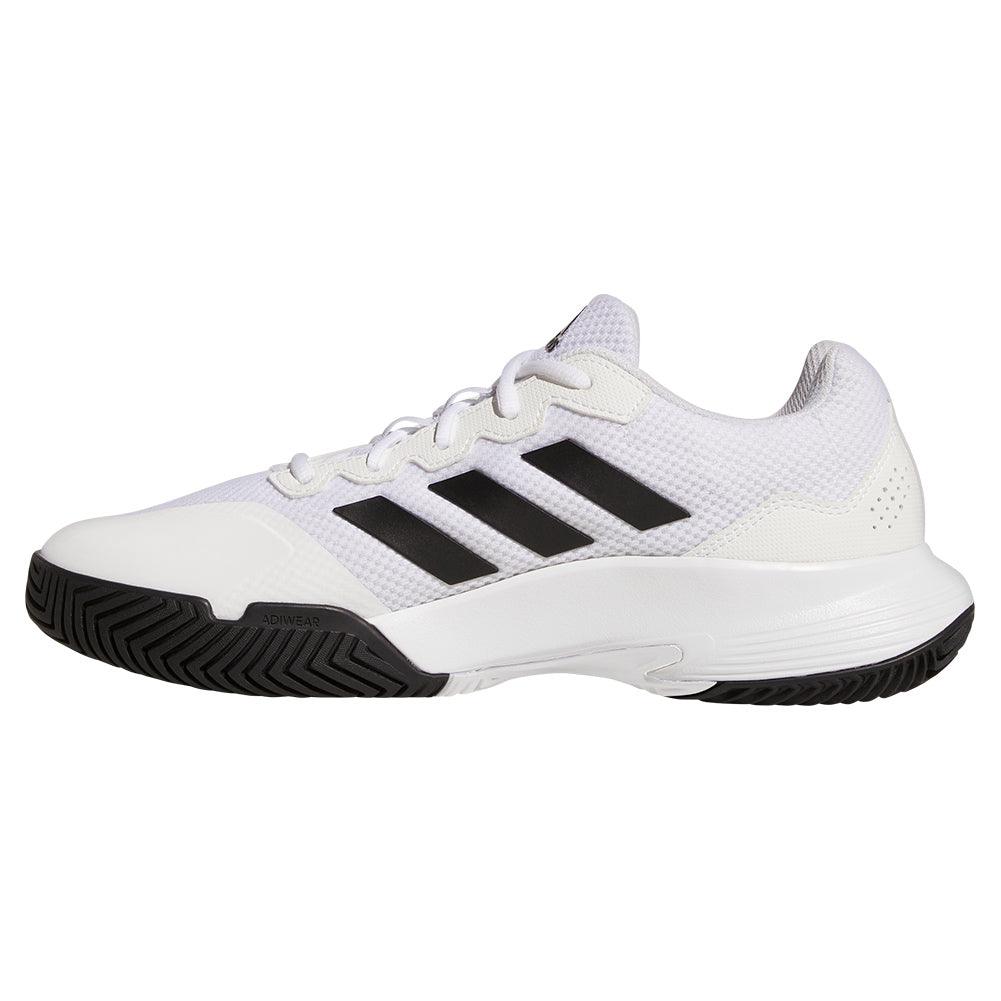 Men's GameCourt 2 Tennis Shoes Footwear White and Core Black Footwear Adidas