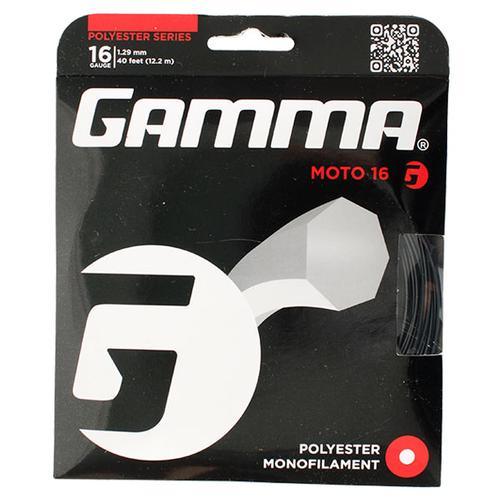Moto 16G Tennis String Black Strings Gamma