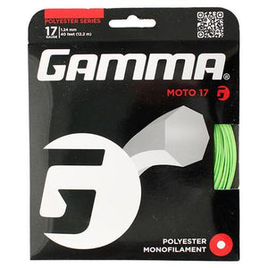Moto 17G Tennis String Lime Strings Gamma