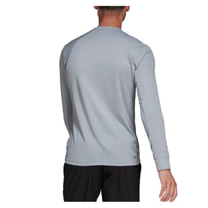 Men`s Freelift Long Sleeve Tennis Top Halo Silver Apparel Adidas