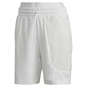 Men's London 7 Inch 2 in 1 Tennis Short White Apparel Adidas