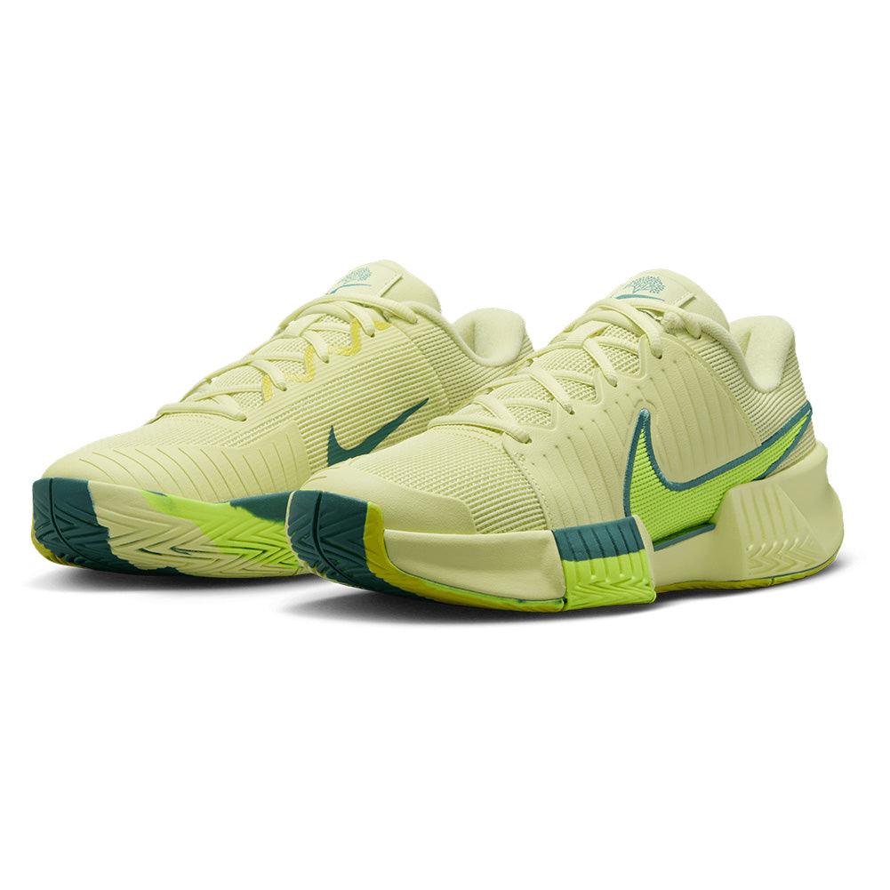 Women`s GP Challenge Pro PRM Tennis Shoes Luminous Green and High Voltage Footwear Nike
