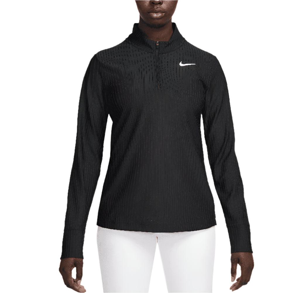 Women`s Dri-Fit Advantage Tour 1/2 Zip Long Sleeve Tennis Top Apparel Nike