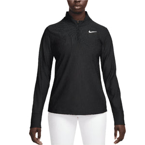 Women`s Dri-Fit Advantage Tour 1/2 Zip Long Sleeve Tennis Top Apparel Nike