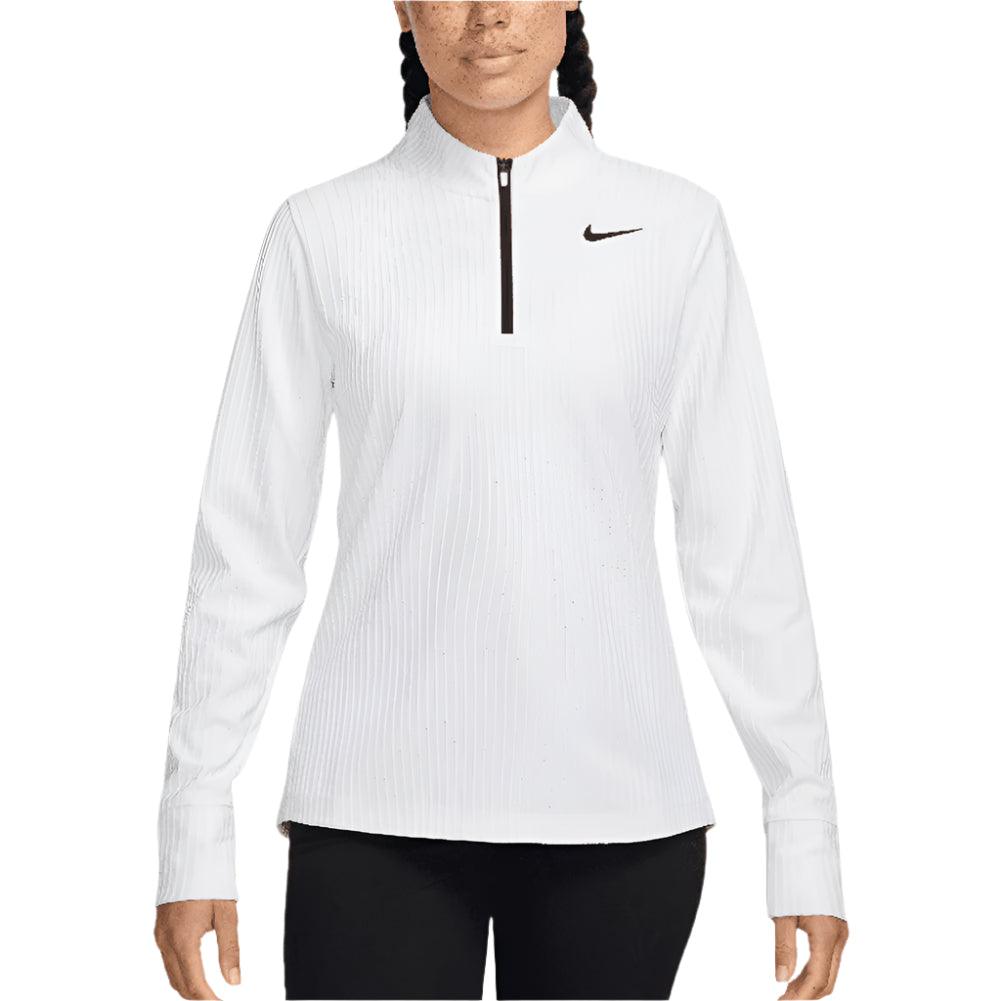 Women`s Dri-Fit Advantage Tour 1/2 Zip Long Sleeve Tennis Top Apparel Nike