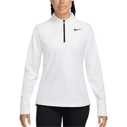Women`s Dri-Fit Advantage Tour 1/2 Zip Long Sleeve Tennis Top Apparel Nike
