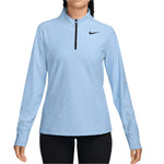 Women`s Dri-Fit Advantage Tour 1/2 Zip Long Sleeve Tennis Top Apparel Nike