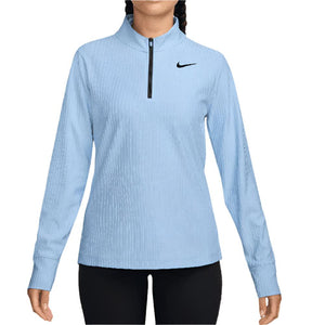 Women`s Dri-Fit Advantage Tour 1/2 Zip Long Sleeve Tennis Top Apparel Nike