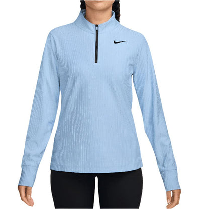 Women`s Dri-Fit Advantage Tour 1/2 Zip Long Sleeve Tennis Top Apparel Nike