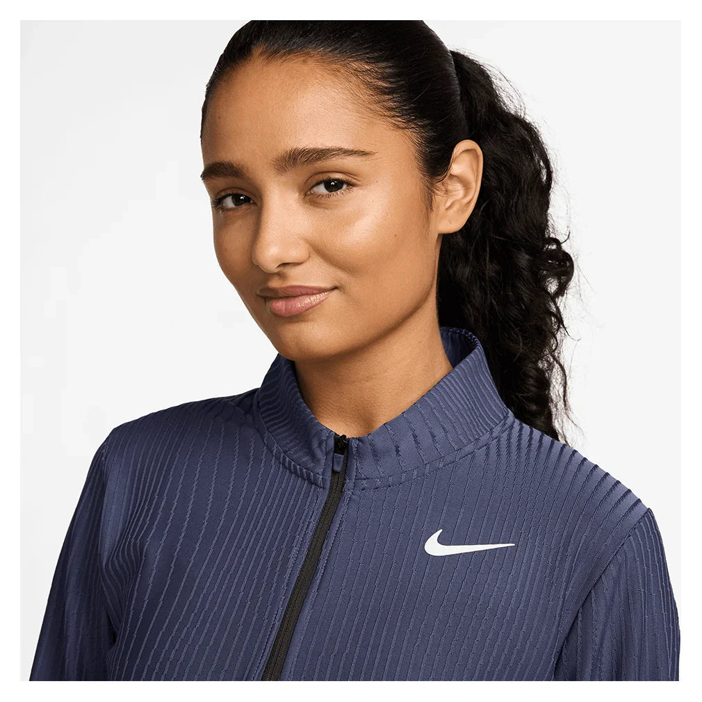 Women`s Dri-FIT Advantage Tour Half Zip Tennis Top Apparel Nike