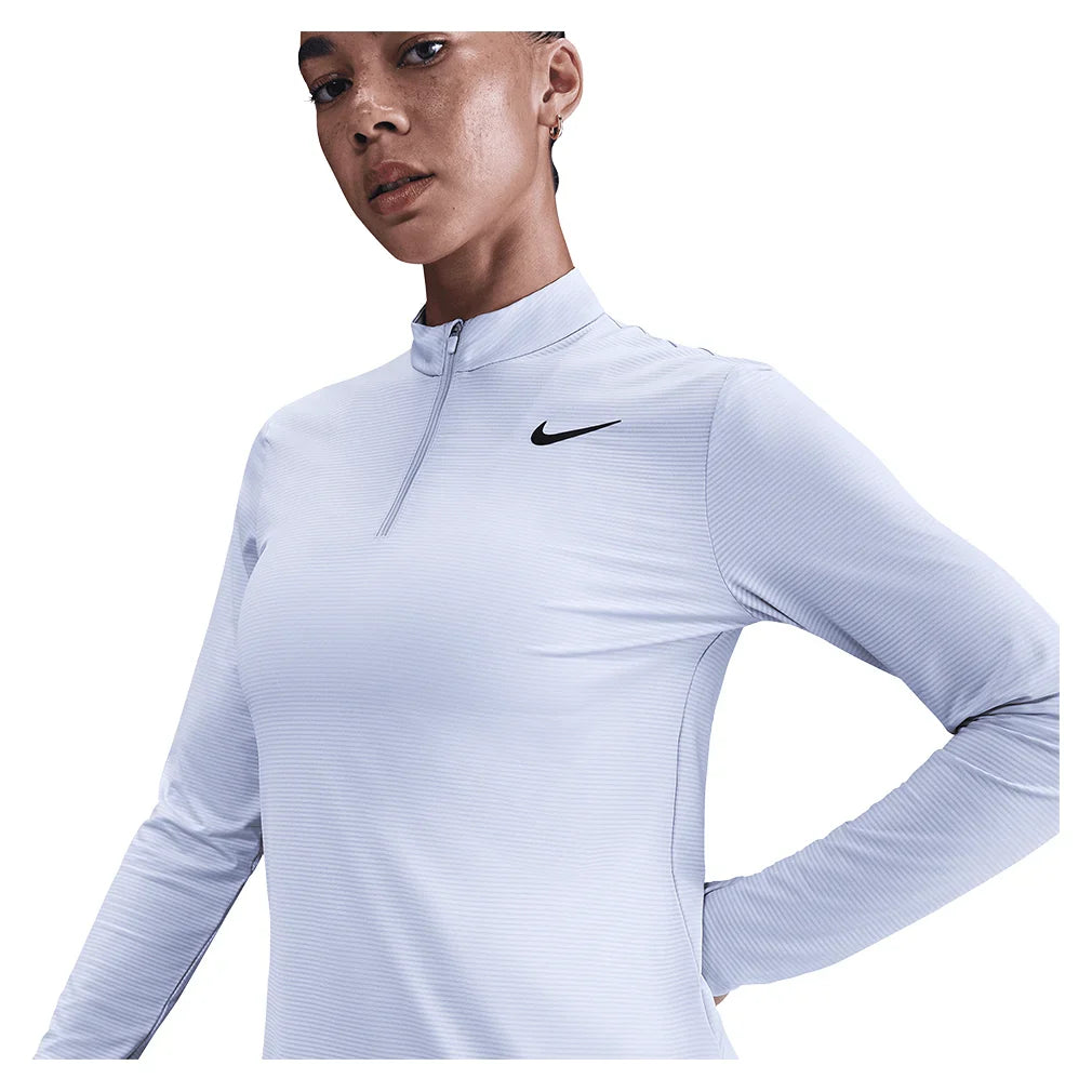 Women`s Dri-FIT UV Victory Half Zip Tennis Top Apparel Nike