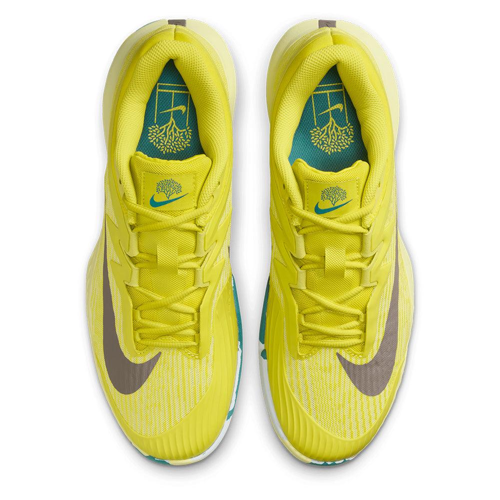 Men`s Vapor Pro 3 PRM Tennis Shoes High Voltage and Mineral Teal Footwear Nike