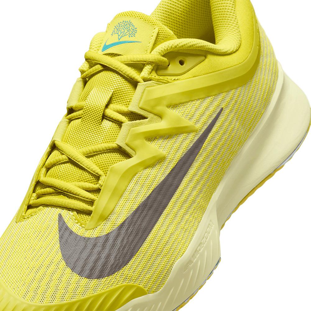 Men`s Vapor Pro 3 PRM Tennis Shoes High Voltage and Mineral Teal Footwear Nike