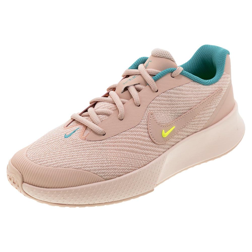 Women`s Vapor Lite 3 Tennis Shoes Washed Coral and Dusty Cactus Footwear Nike