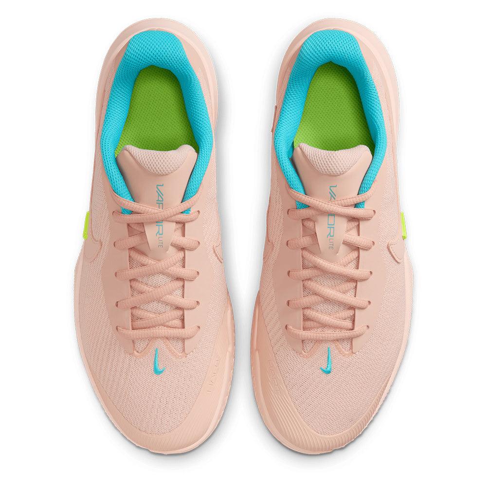 Women`s Vapor Lite 3 Tennis Shoes Washed Coral and Dusty Cactus Footwear Nike