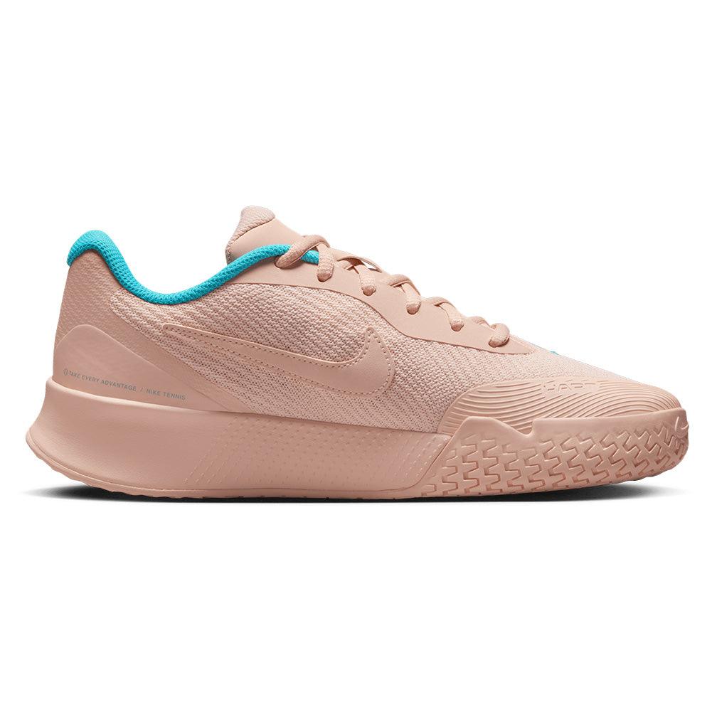 Women`s Vapor Lite 3 Tennis Shoes Washed Coral and Dusty Cactus Footwear Nike