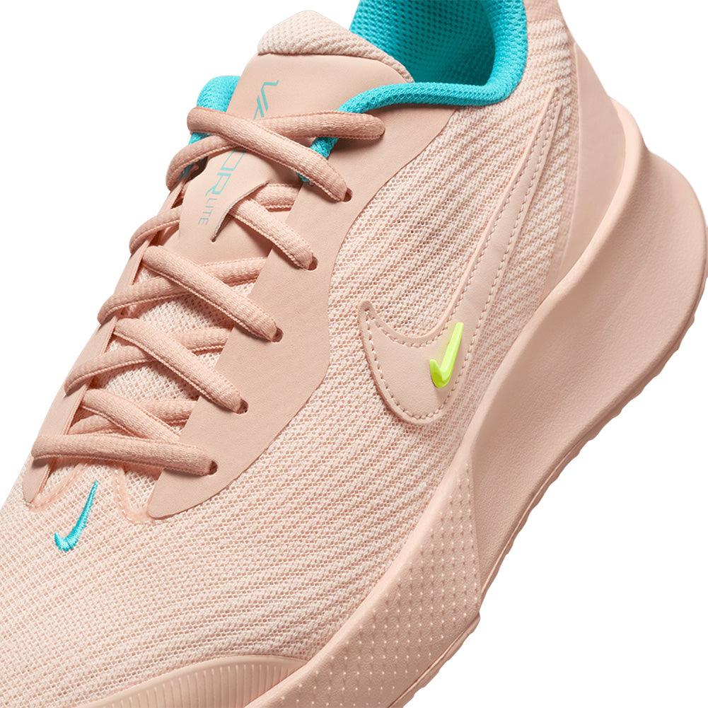 Women`s Vapor Lite 3 Tennis Shoes Washed Coral and Dusty Cactus Footwear Nike