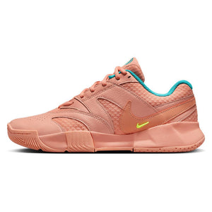 Women`s Court Lite 4 Tennis Shoes Apricot Agate and Dusty Cactus Footwear Nike