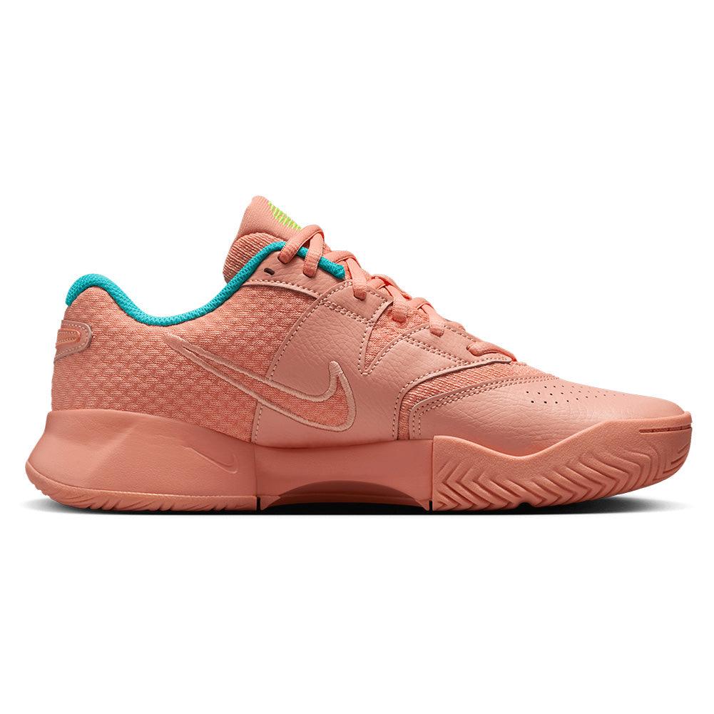 Women`s Court Lite 4 Tennis Shoes Apricot Agate and Dusty Cactus Footwear Nike