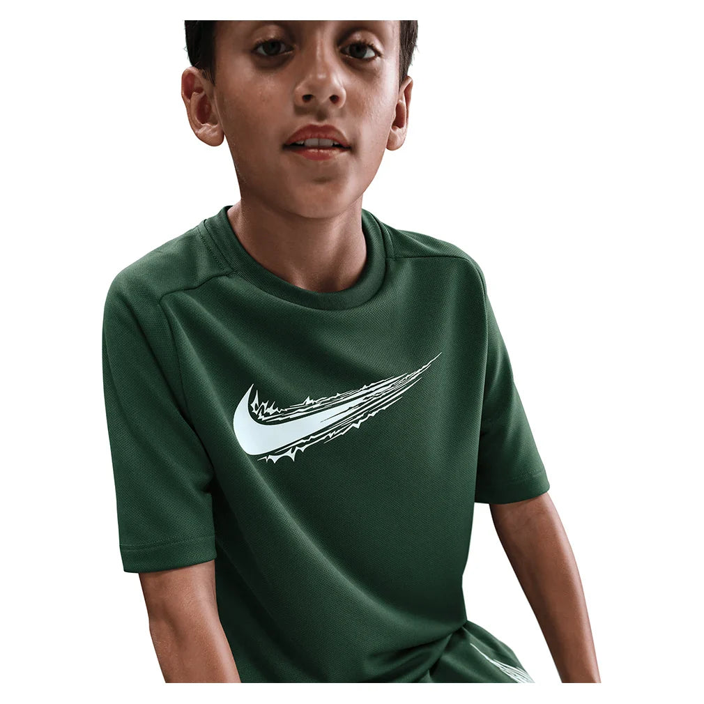 Boys` Multi Dri-FIT Short-Sleeve Training Top Apparel Nike