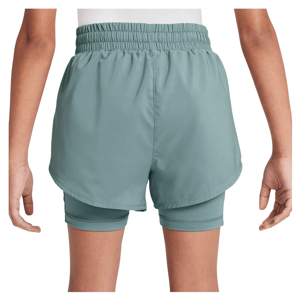 Girls` One Dri-FIT 2-in-1 3 Inch Training Shorts Apparel Nike