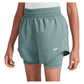 Girls` One Dri-FIT 2-in-1 3 Inch Training Shorts Apparel Nike