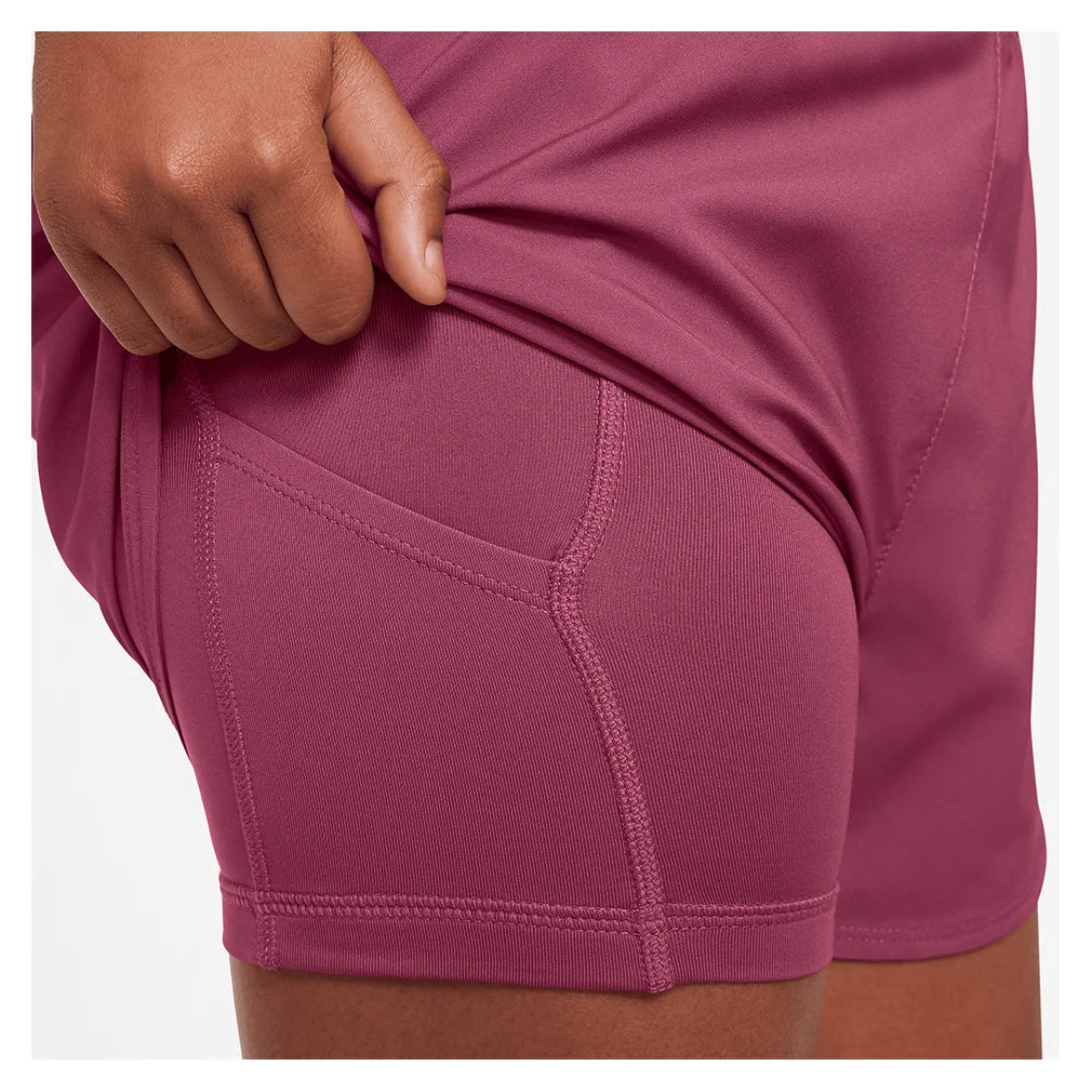 Girls` One Dri-FIT 2-in-1 3 Inch Training Shorts Apparel Nike