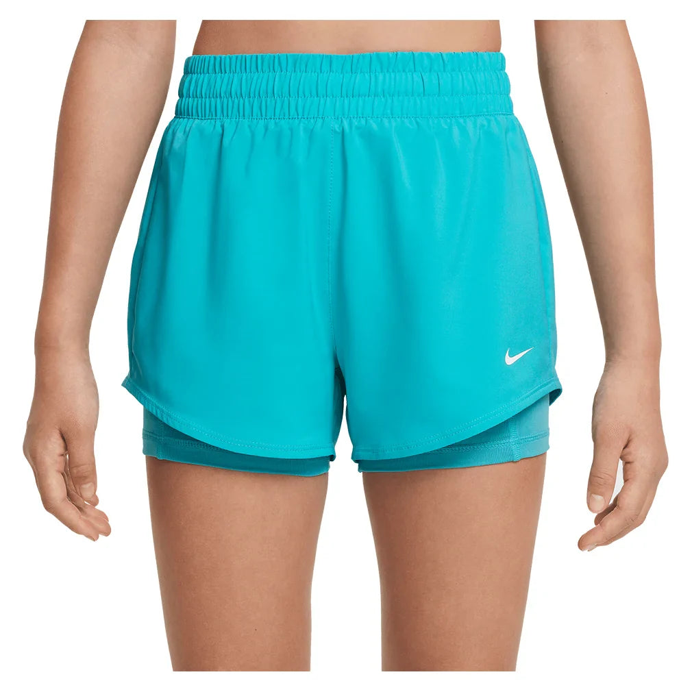 Girls` Dri-FIT One 2in1 3 Inch Training Short Apparel Nike