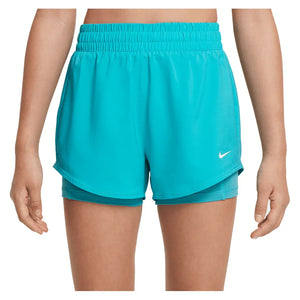 Girls` Dri-FIT One 2in1 3 Inch Training Short Apparel Nike